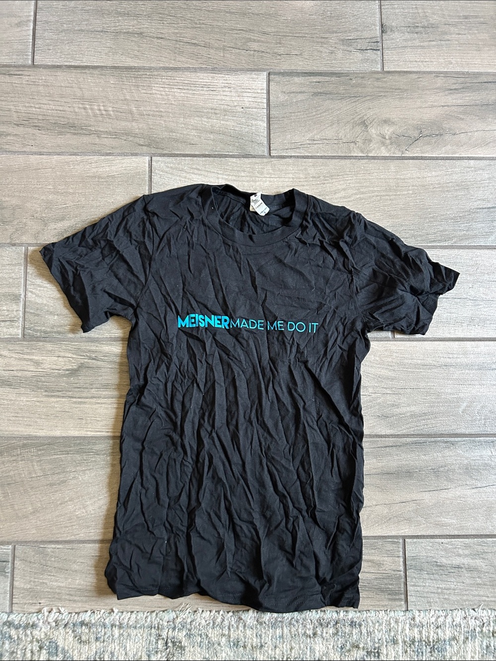 Meisner Made Me Do It Black Short-Sleeve Graphic Tee - Women